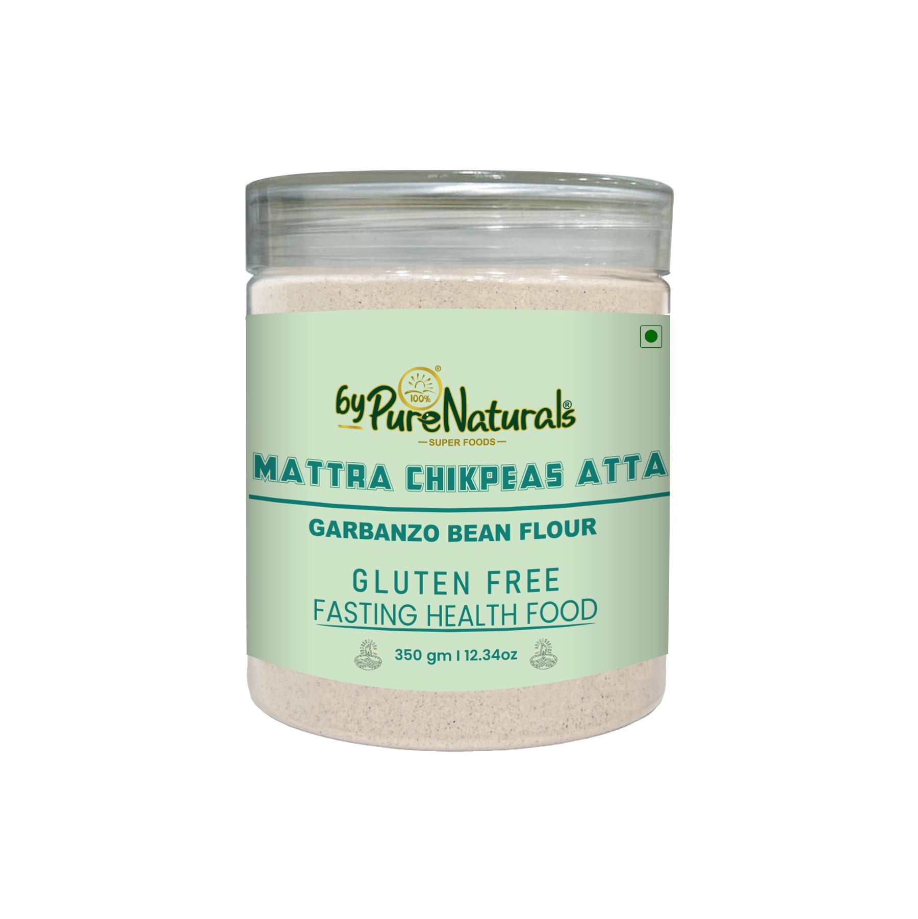 byPureNaturals Mattra Chikpeas Atta (Garbanzo Bean Flour) - Dista
