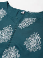 Thumbnail for Yufta Mauve & Offwhite Printed Dupatta Set