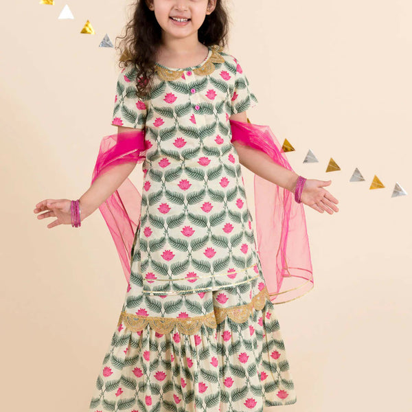 Joban Fashion Girl's Multi Color Lehenga Choli