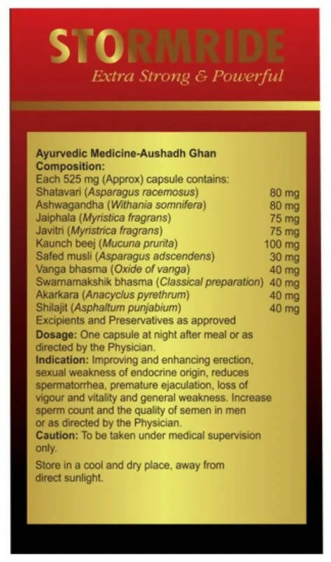 Alsence Stormride Capsules - Distacart