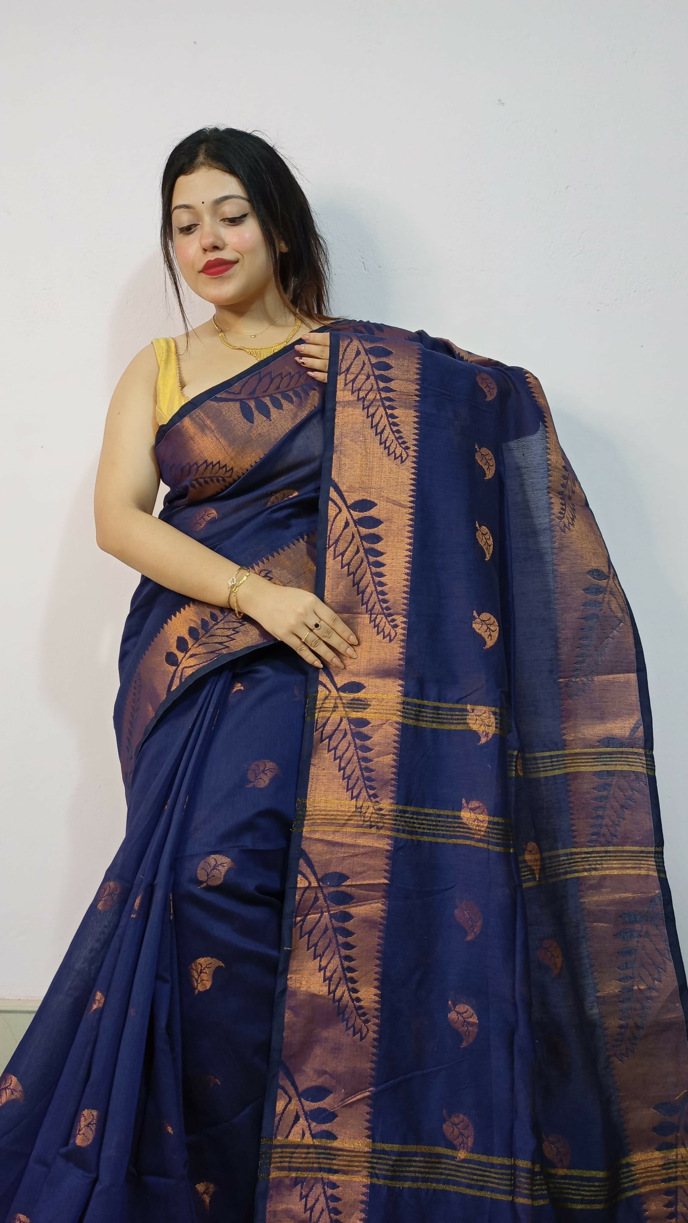 ECDCCSLEAFBORDDERNavyBlue (4)