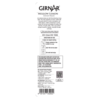 Girnar Instant Premix Mellow Lemon - Distacart