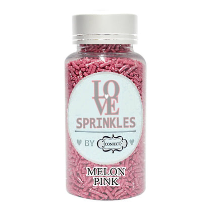 confect melon pink vermicelli sprinkles br b 90 gms b
