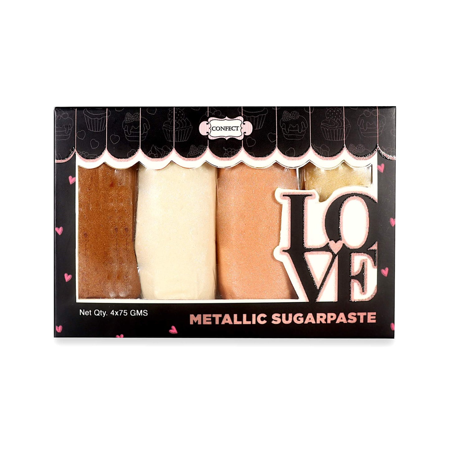 metallic sugar paste multipack 1 300 gms