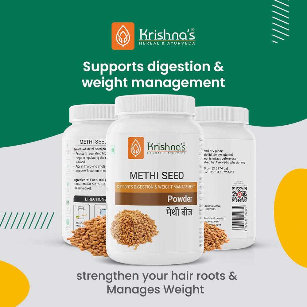 Krishna'S Herbal & Ayurveda Methi Seed Powder