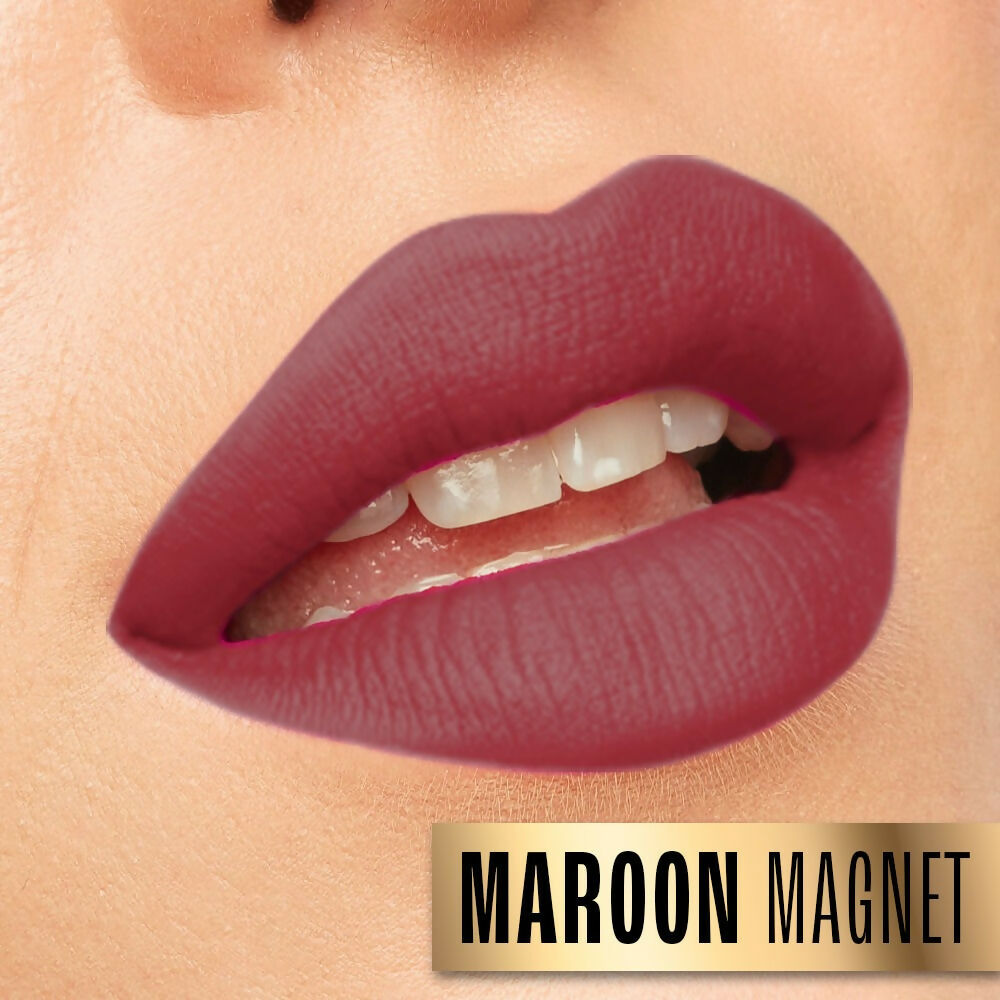 Lakme Absolute Beyond Matte Lipstick - 104 Maroon Magnet - Distacart
