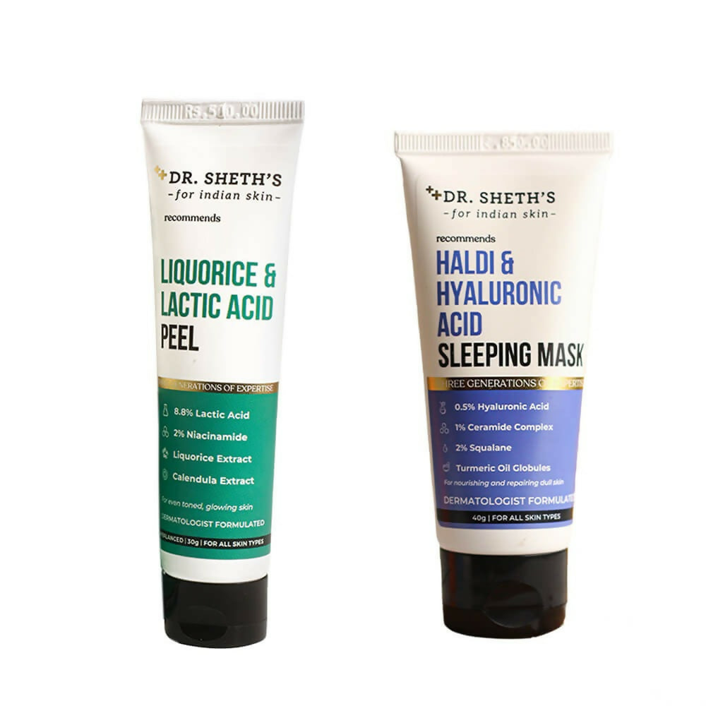 Dr. Sheth's Exfoliate & Glow Combo - Distacart