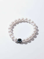 Thumbnail for NVR Black Evil Eye White Bracelet for Men & Women - Distacart