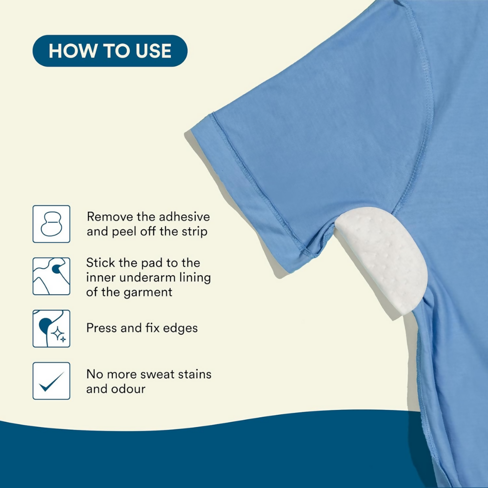 Bloom by Bold Care Sweat Pads for Underarms - Dista
