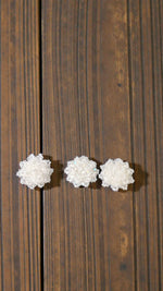 Thumbnail for Inhanns Rangmani Crystal Duo – Adjustable Ring + Statement Earrings Set - White - Distacart