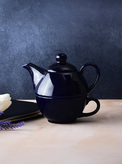 Simply Soho Midnight Pour Tea Set for One - Distacart