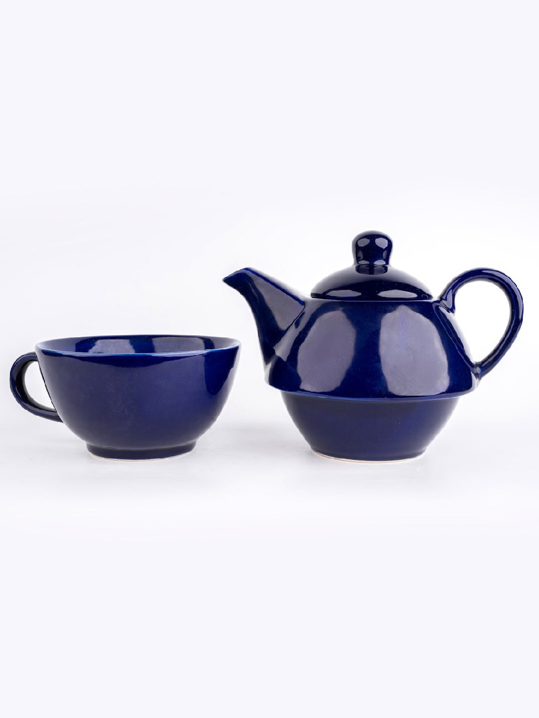 Simply Soho Midnight Pour Tea Set for One - Distacart