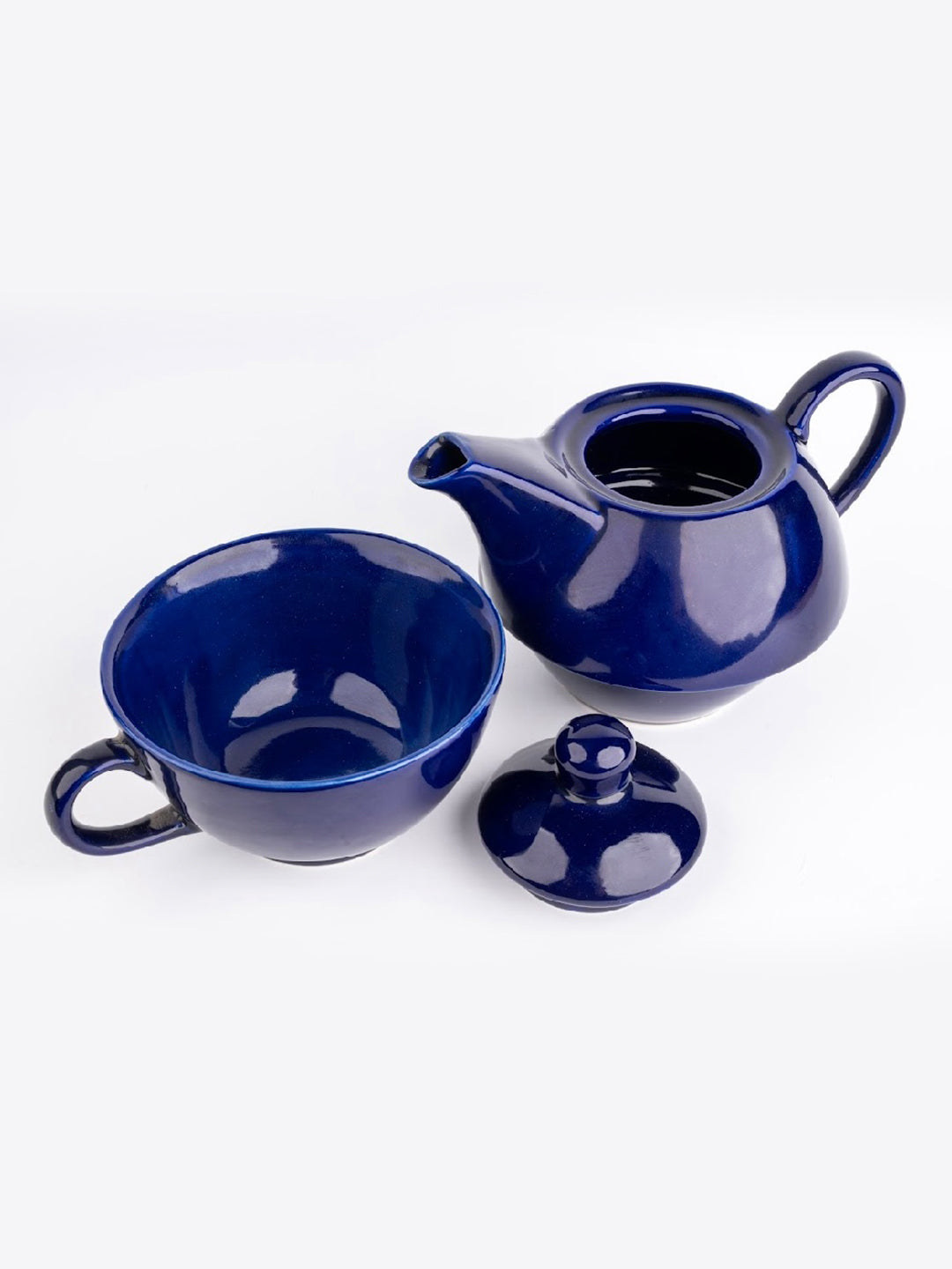 Simply Soho Midnight Pour Tea Set for One - Distacart