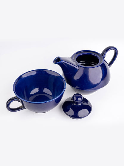 Simply Soho Midnight Pour Tea Set for One - Distacart