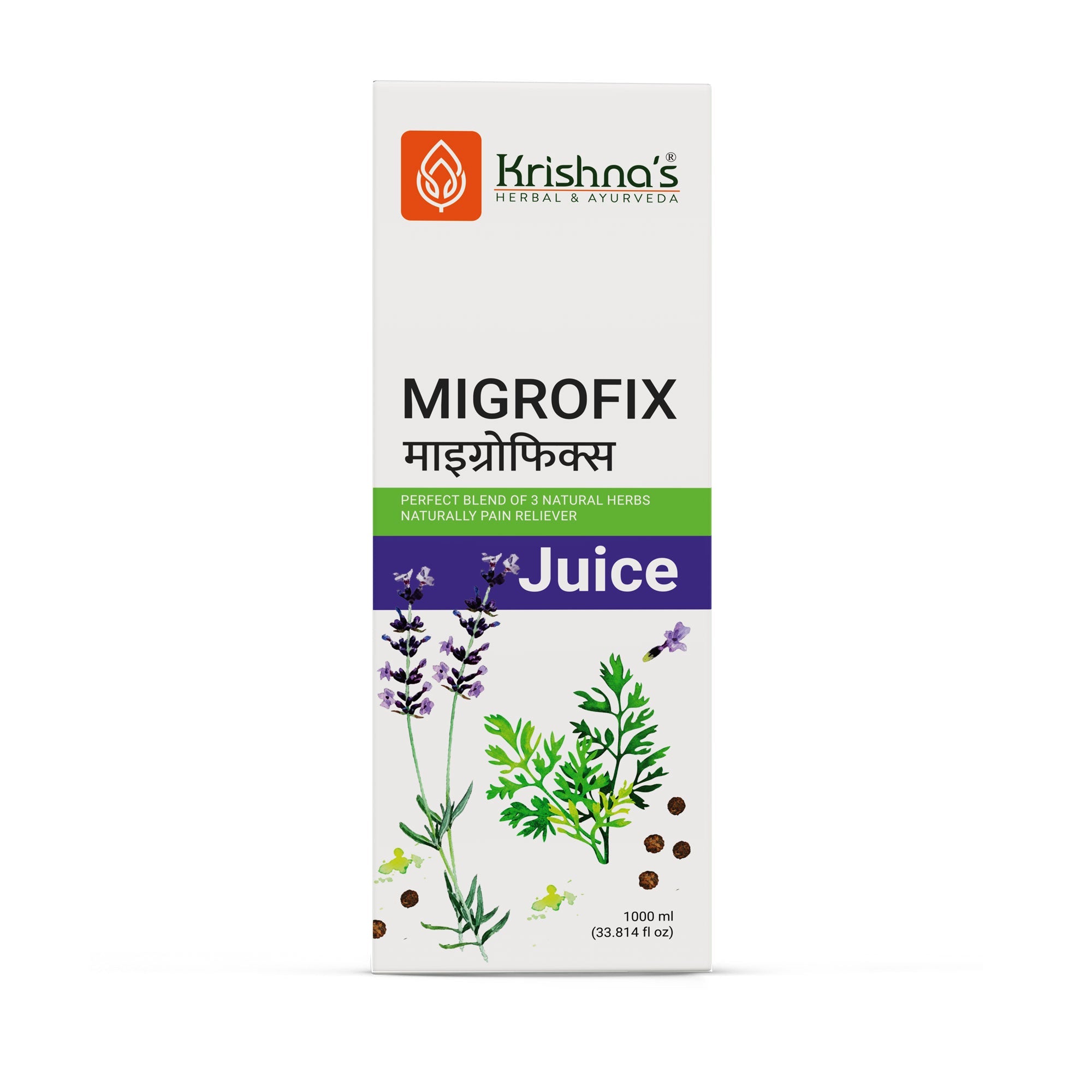 Krishna'S Herbal & Ayurveda Migrofix Juice