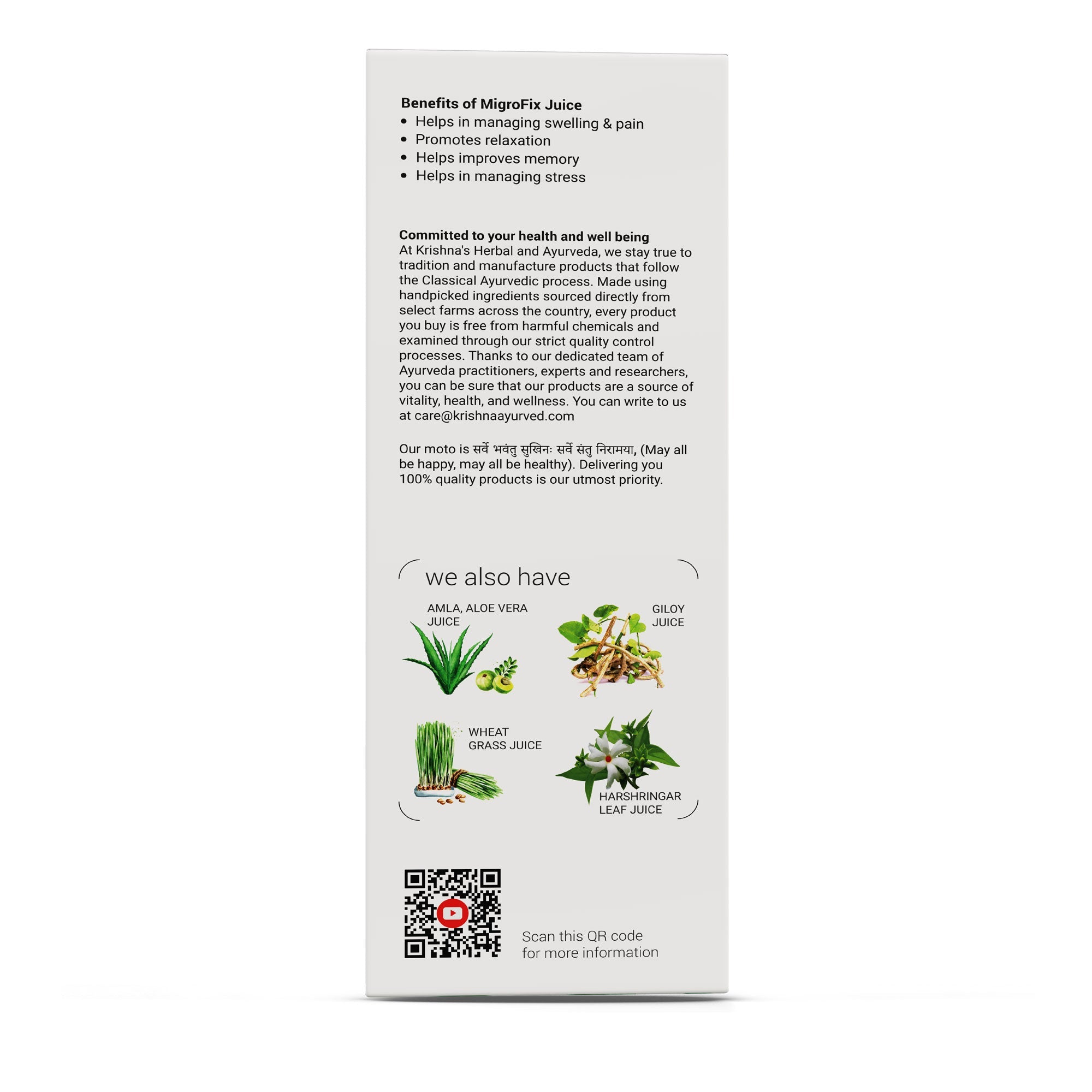 Krishna'S Herbal & Ayurveda Migrofix Juice