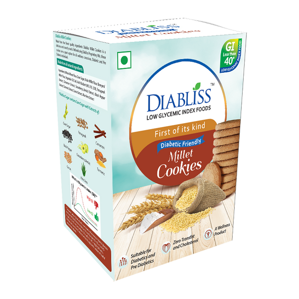 Diabliss Diabetic Friendly Millet Cookies - Distacart