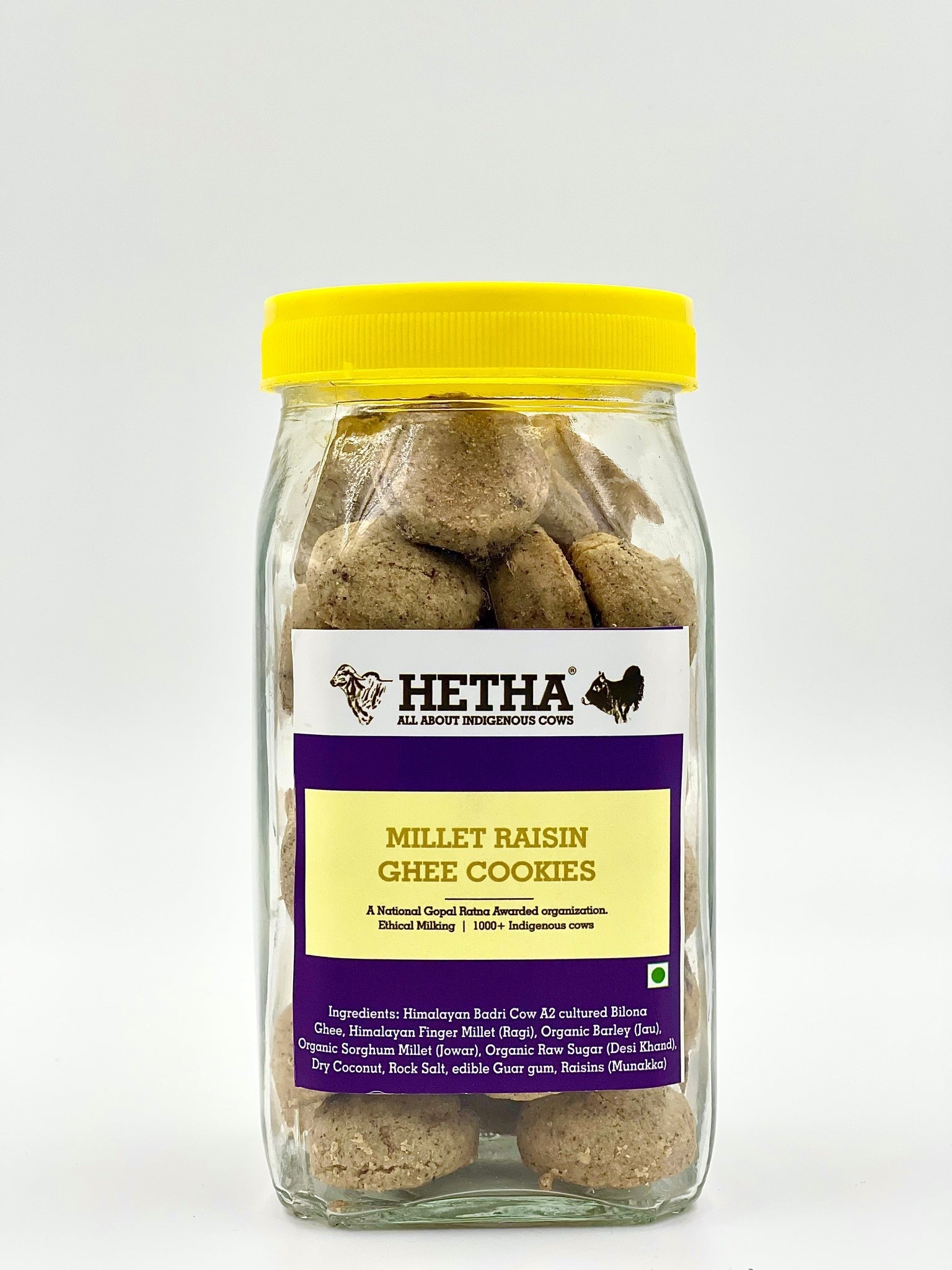 Hetha Millet Raisin (Munakka) Cookies with Ghee - Distacart
