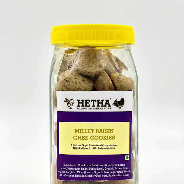 Hetha Millet Raisin (Munakka) Cookies with Ghee - Distacart