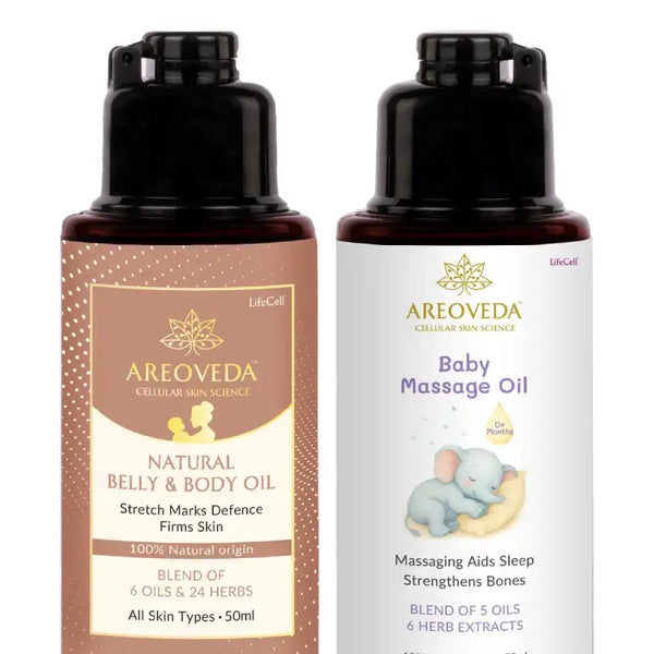 AreoVeda Mini Mom and Baby Oil Combo - Distacart