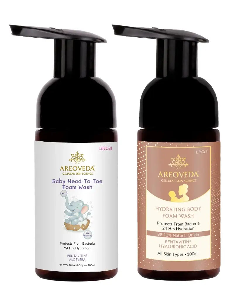 AreoVeda Mini Mom and Baby Wash Combo - Distacart