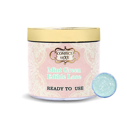 mint green edible lace 100g