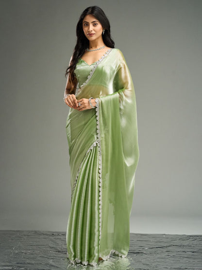 kasee Embellished Silk Blend Saree - Distacart