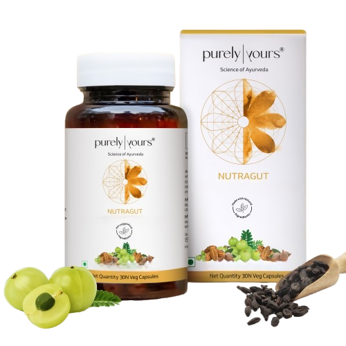Purely Yours Nutra Gut Triphala Capsules for Men & Women - Dista