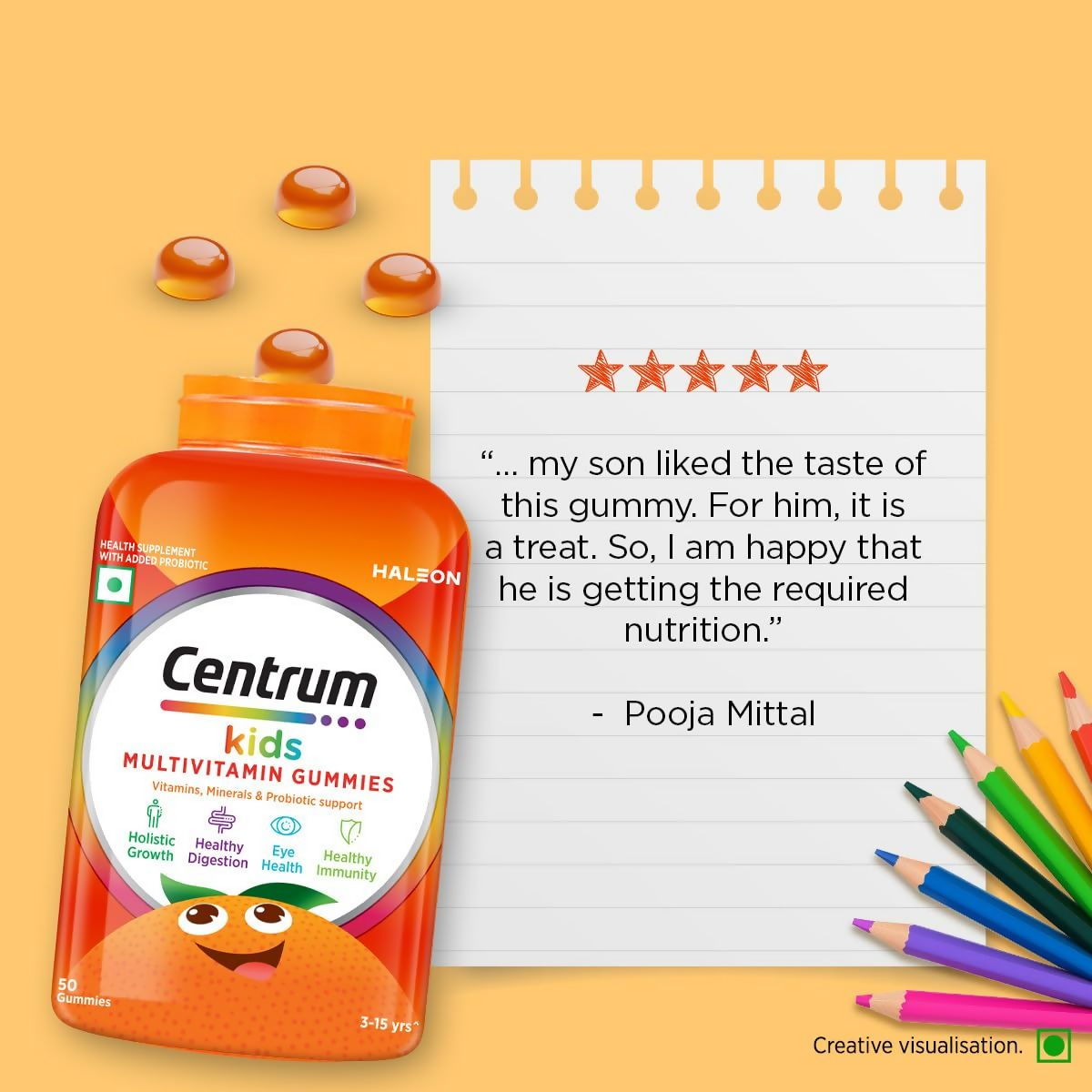Centrum Kids- Multivitamin Gummies For Kids - Distacart
