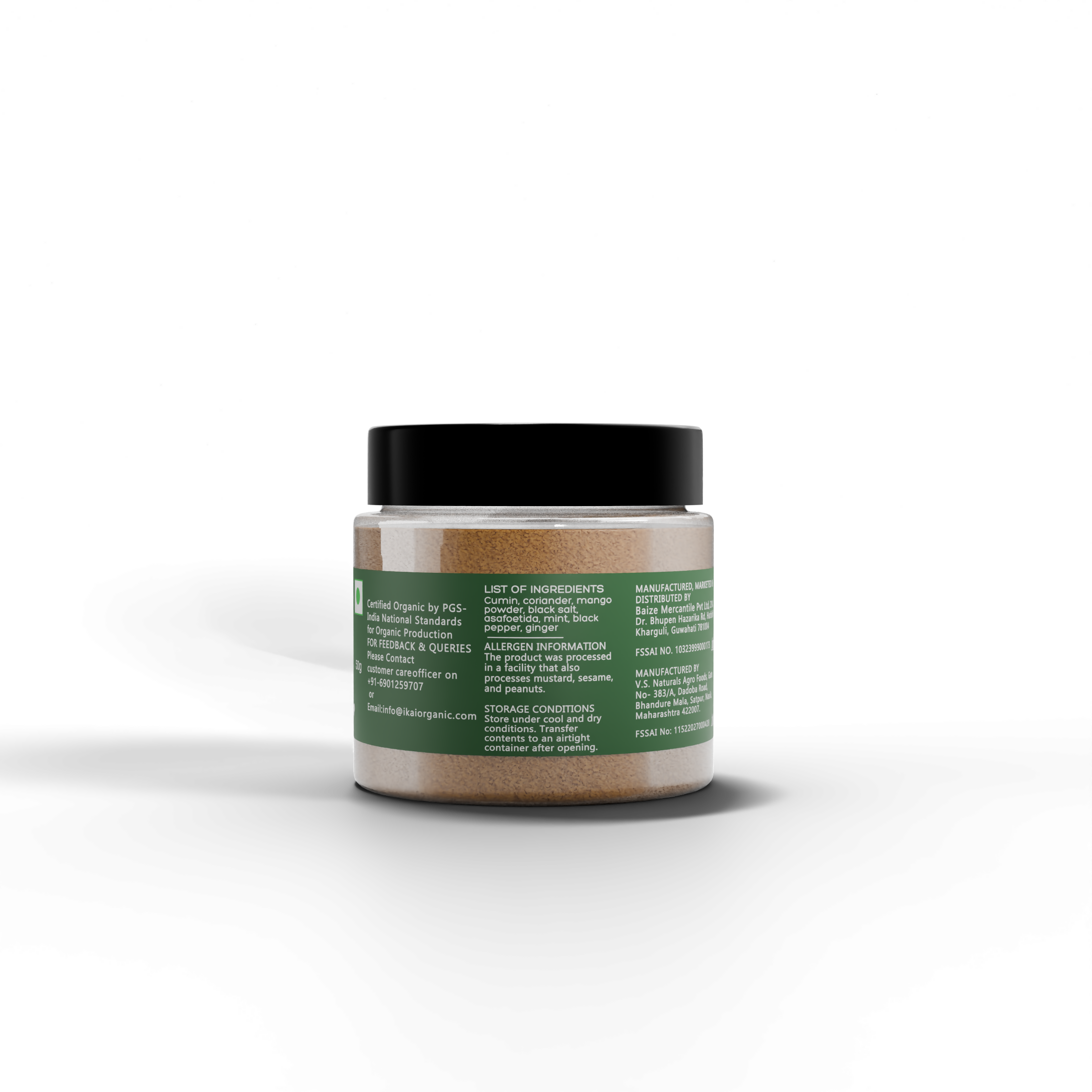 5 - Organic Chat Masala - 50g