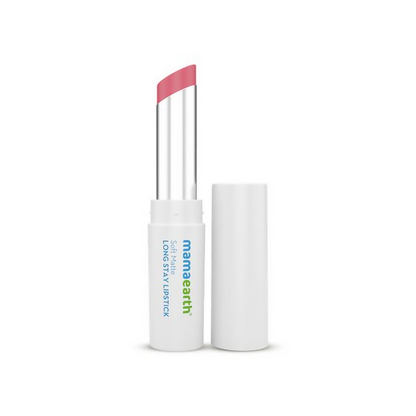 Mamaearth Soft Matte Long Stay Lipstick - Berry Nude - Distacart
