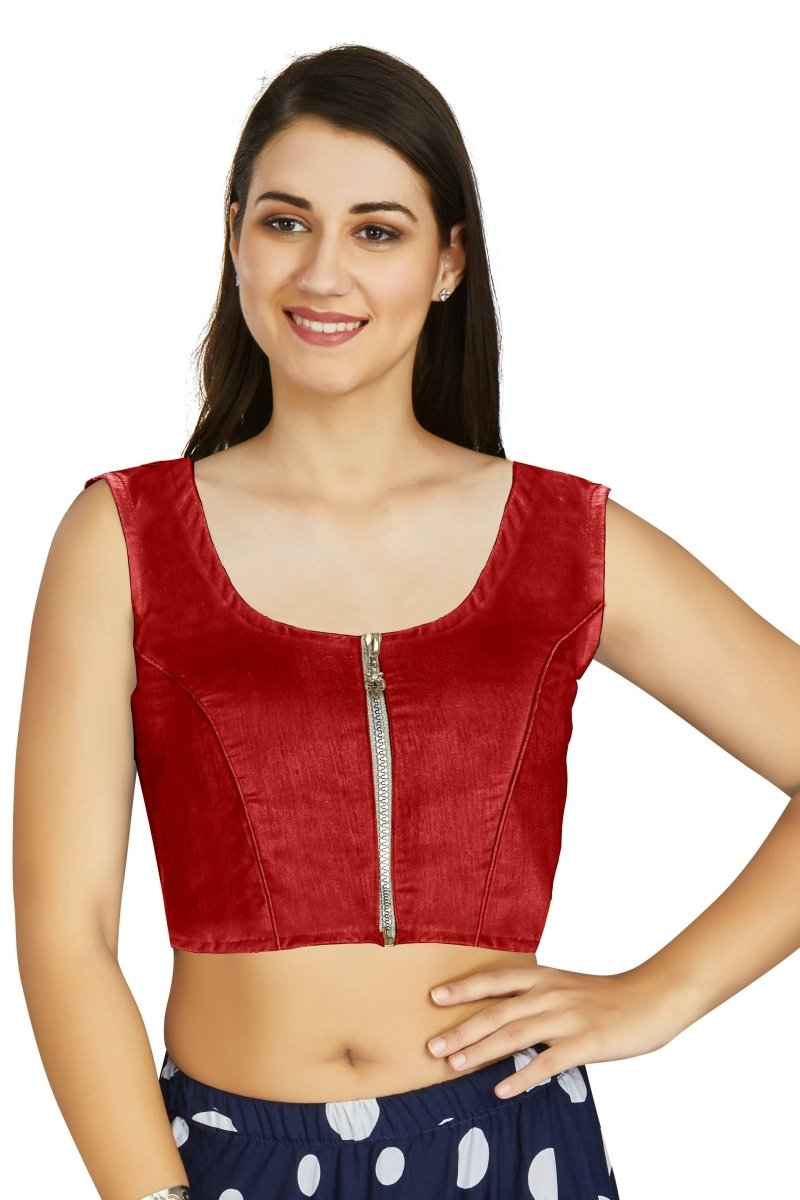Aastha Fashion Women's Maroon Art Silk Designer Traditional Readymade Blouse - Distacart