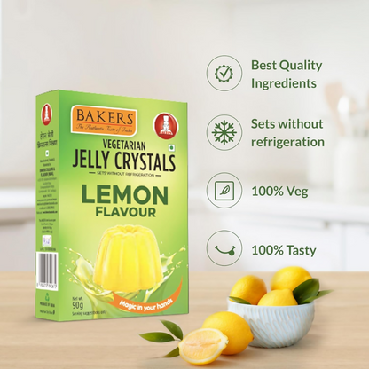 BAKERS Jelly Crystals - Lemon Flavour - Dista