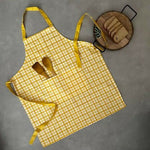 Thumbnail for Oak & Lily 100% Cotton Kitchen Apron-Yellow - Dista