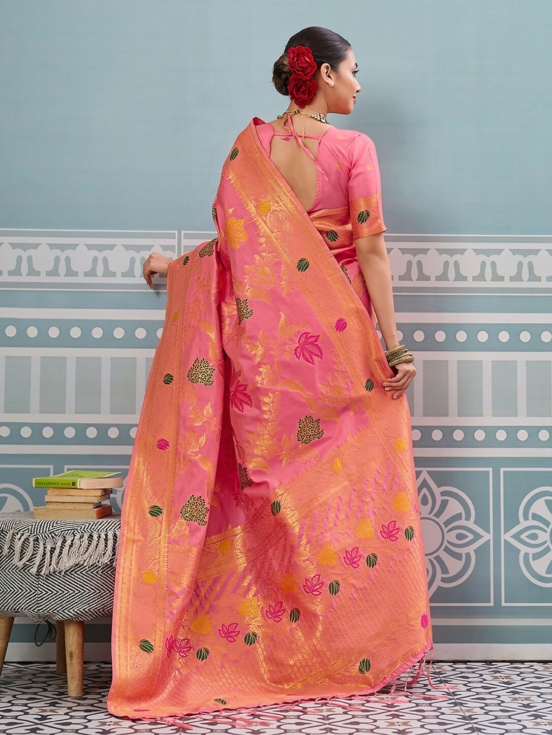 Astita Gajari Silk Saree