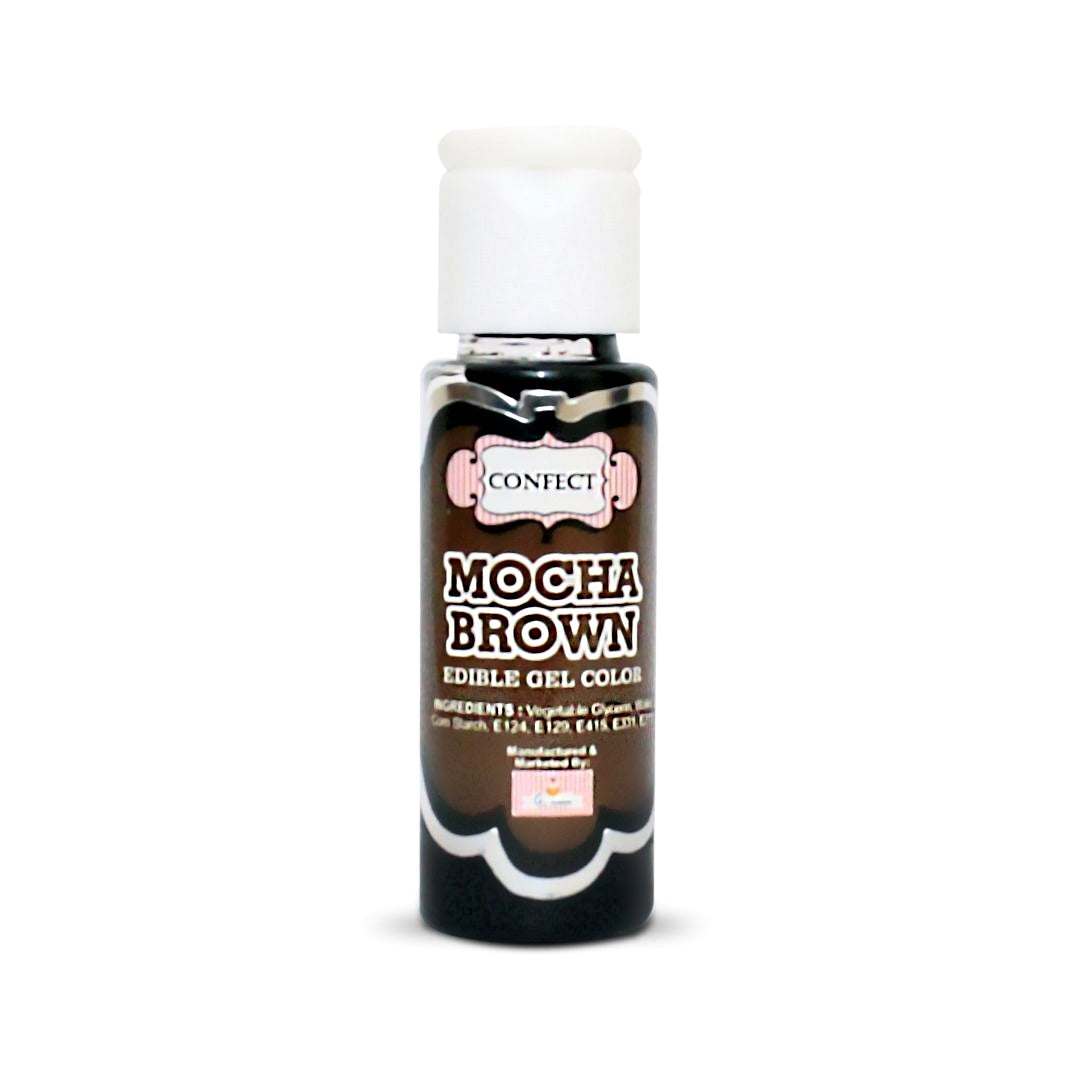 confect mocha brown gel color br b 20 gms b
