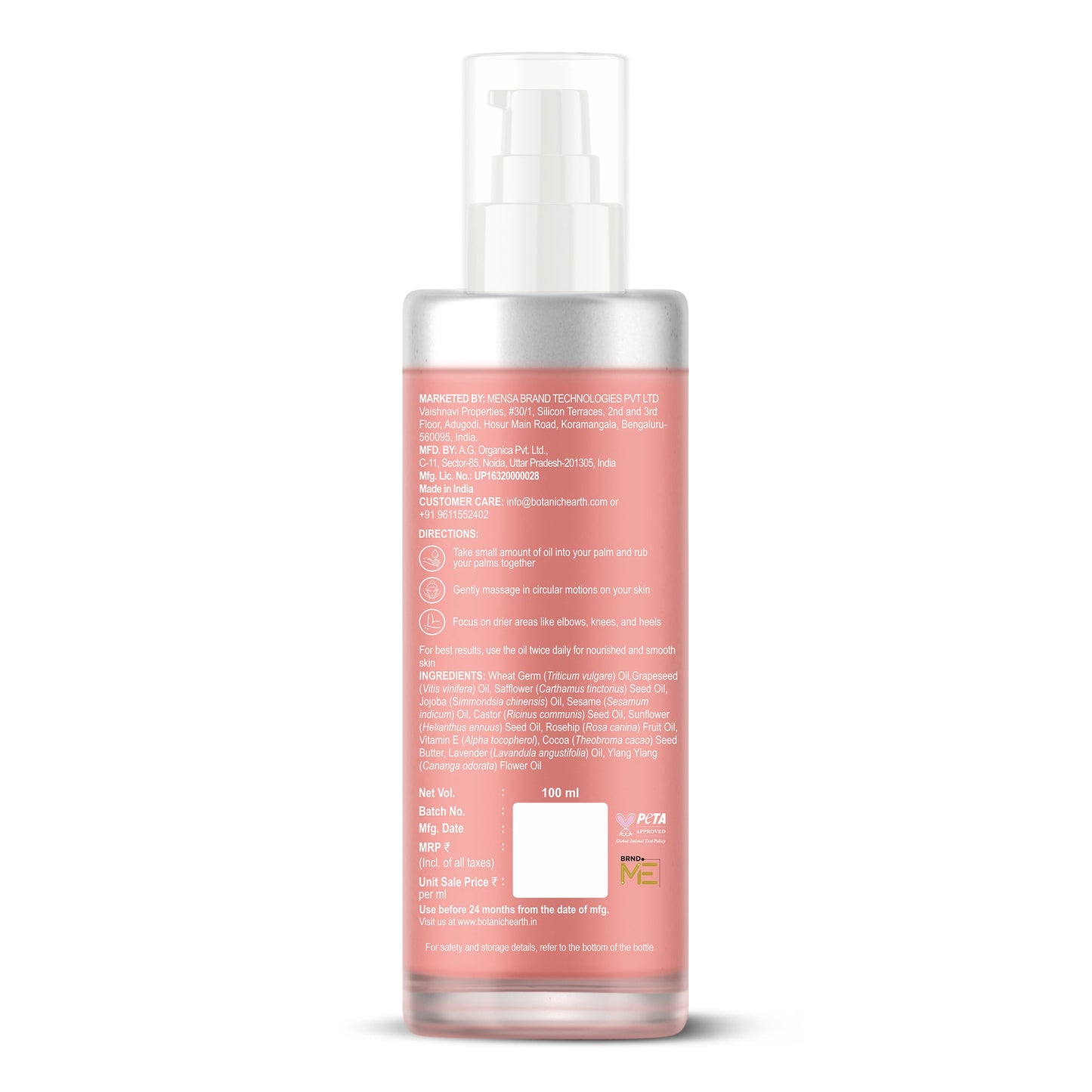 Botanic Hearth Moisture Bloom Body Oil - Distacart