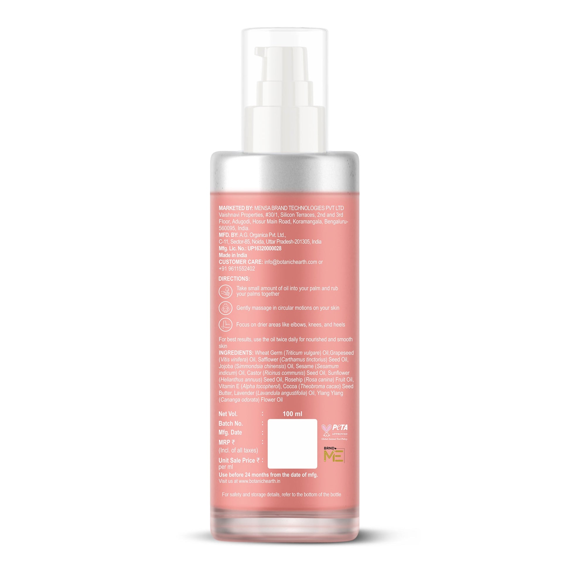 Botanic Hearth Moisture Bloom Body Oil - Distacart