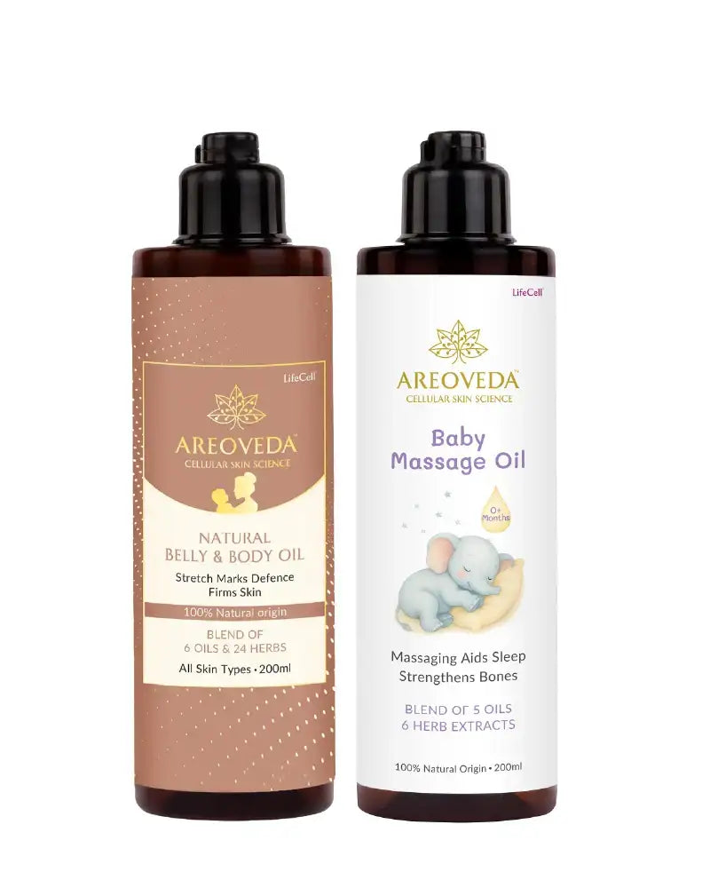 AreoVeda Mom & Baby Oil Combo - Distacart