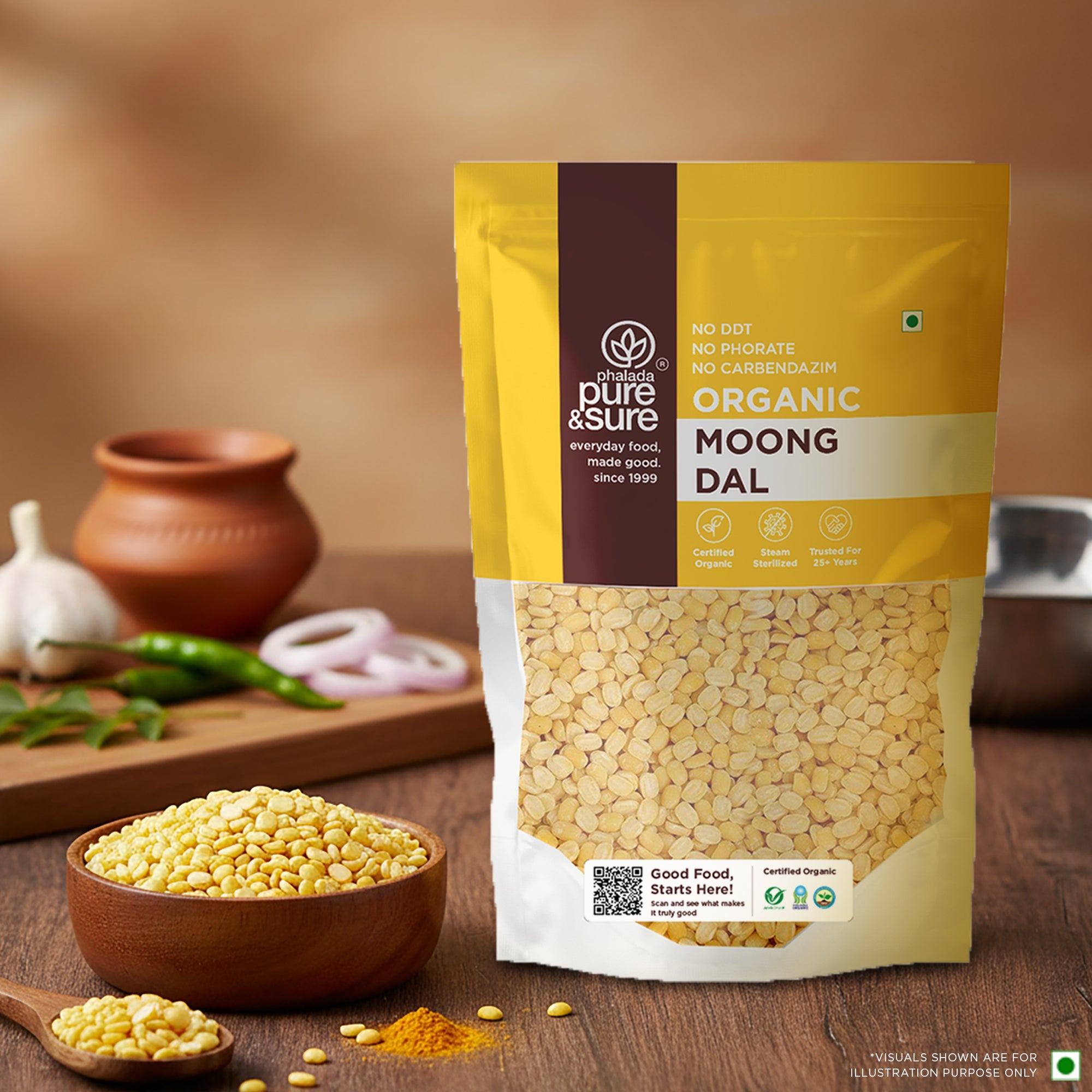 Pure & Sure Organic Moong Dal