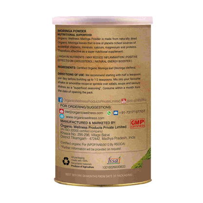 Organic Wellness Ow'zeal Moringa Powder - Distacart