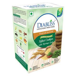 Diabliss Diabetic Friendly Millet Cookies With Moringa Leaf - Distacart