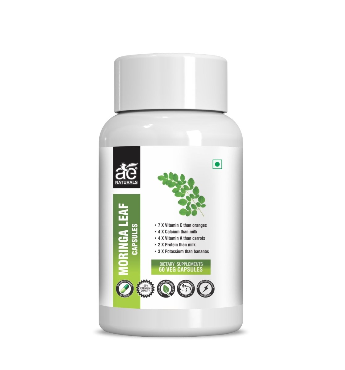 Ae Naturals Moringa Leaf Capsules - Distacart