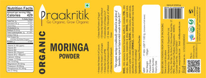 Praakritik Organic Moringa Powder - Distacart