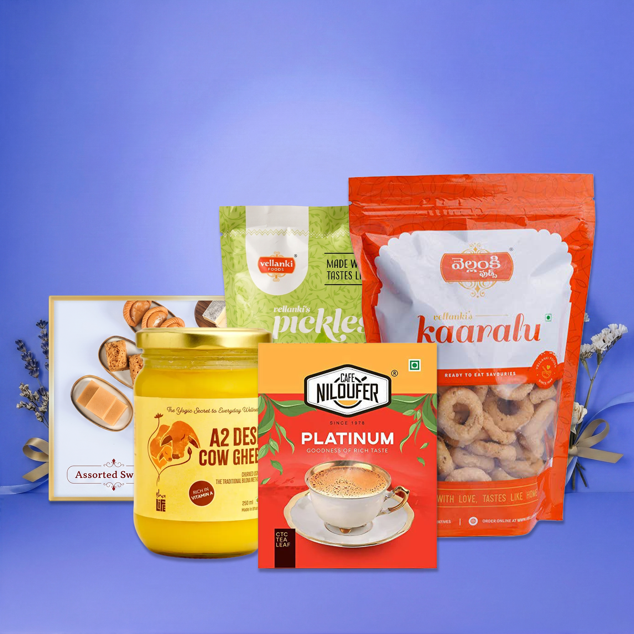 Straight From Her Kitchen Memories – The Nostalgia Food Hamper | Sweets, Ghee, Pickle, Tea & Traditional Snacks - Distacart