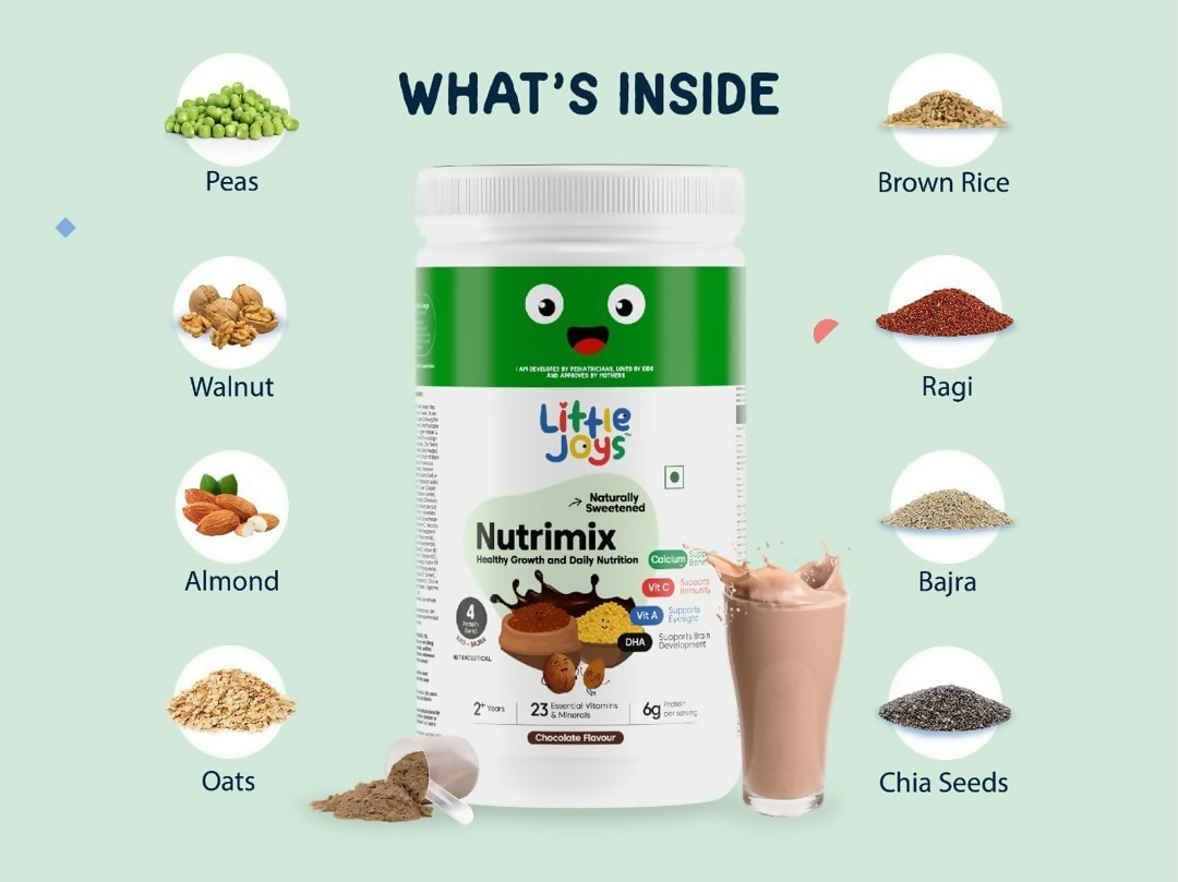 Little Joys Paediatrician Developed Healthy & Tasty For Kids Eye Health ( 2 To 6 Years) - Distacart
