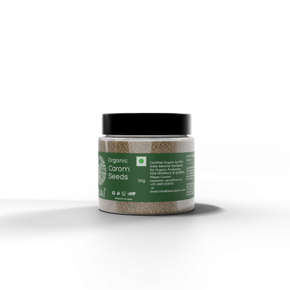 3 - Organic Carom Seeds - 50g