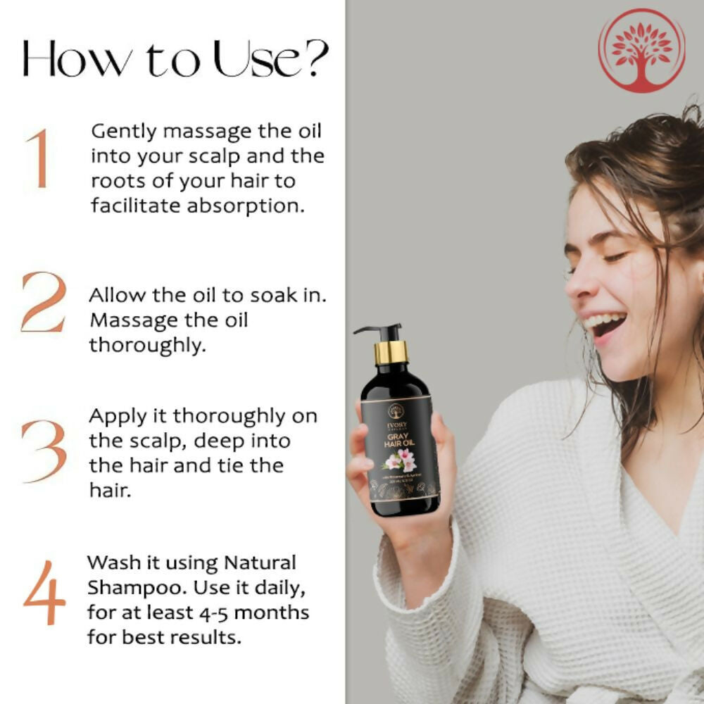 Ivory Natural Gray Oil Restore Natural Black Hair And Shine - Distacart