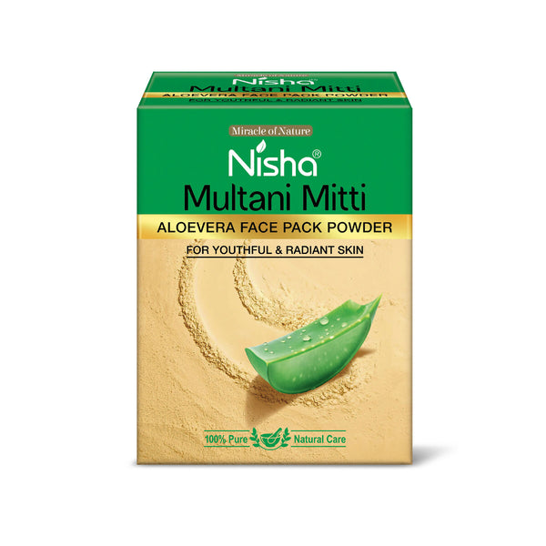 Nisha Aloevera Multani Mitti for Face|Skin Brightening Face Pack - Distacart