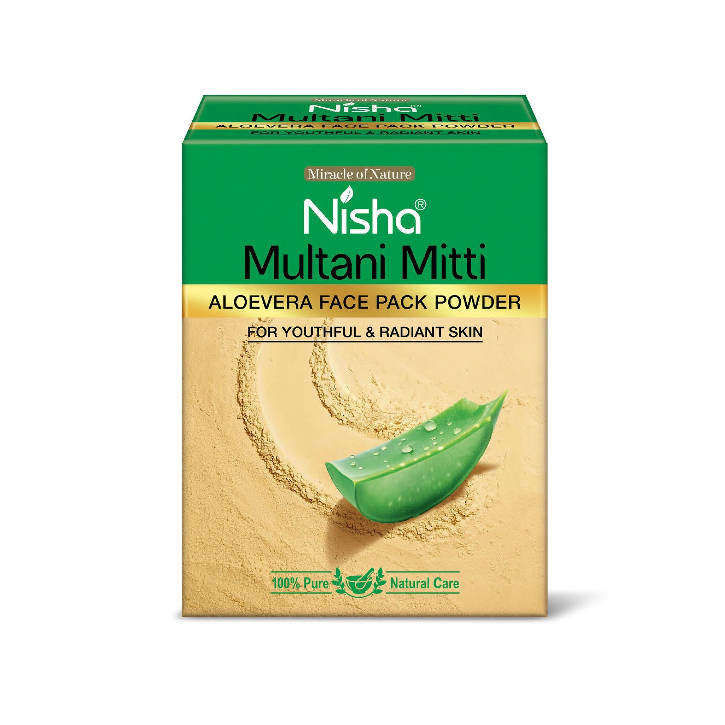 Nisha Aloevera Multani Mitti for Face|Skin Brightening Face Pack - Distacart